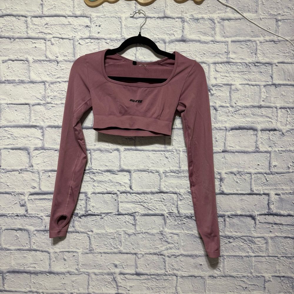 Bo + Tee Long Sleeve Crop Top
